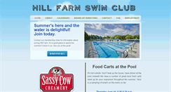 Desktop Screenshot of hillfarmswimclub.org